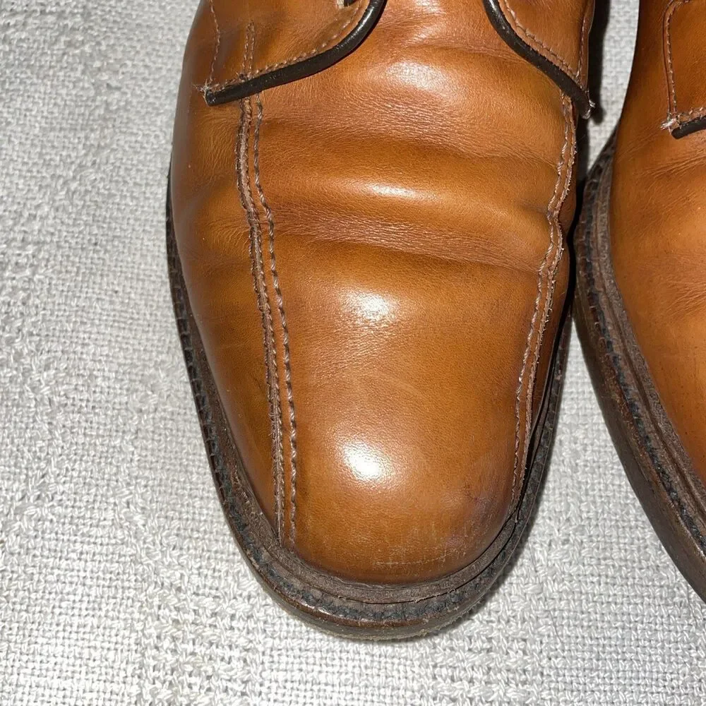 Allen Edmonds Hillcrest Men’s Casual Oxfords Size 9.5 D Brown Leather Going Out